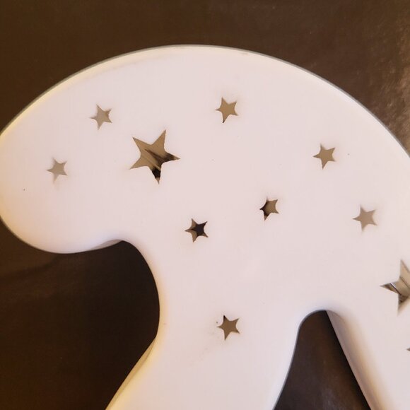 Vintage Christmas Lights - Santa and Sleigh Silhouette - Retro Christmast - Picture 7 of 8